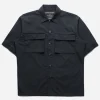 Maharishi Shirts*4513 Advisor'S Overshirt Black Blk-108F