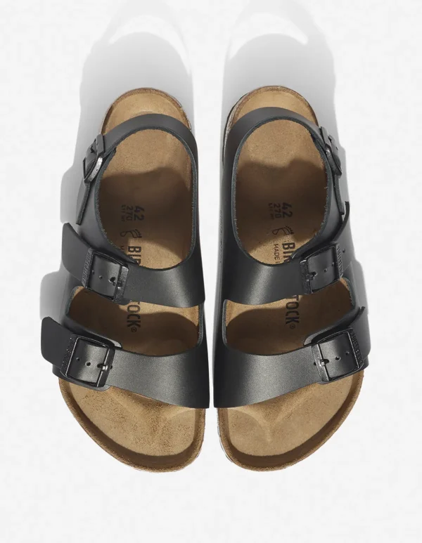 Maharishi Lifestyle*Birkenstock Milano Natural Leather Black