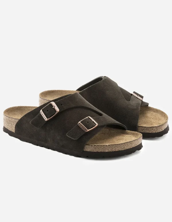 Maharishi Lifestyle*Birkenstock Zurich Bs Suede Leather Mocha