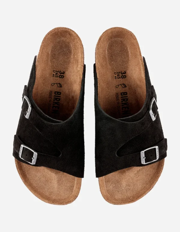 Maharishi Lifestyle*Birkenstock Zurich Bs Suede Leather Black
