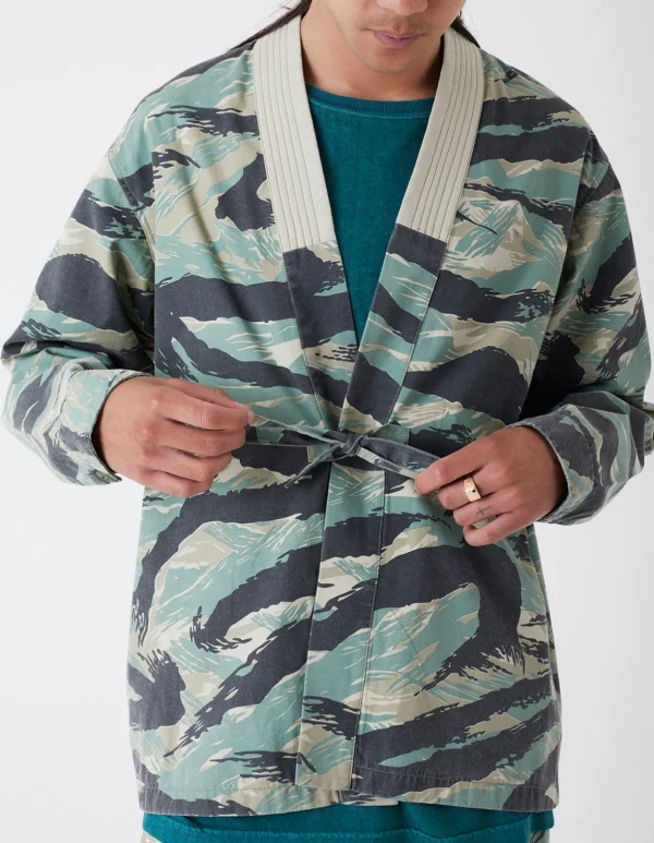 Maharishi Kimonos*4027 Camo Hanten Overshirt Jungle