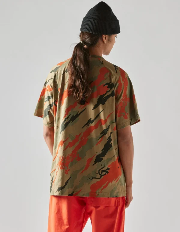 Maharishi Short Sleeve T-Shirts*4520 Camo T-Shirt Blaze Woodland