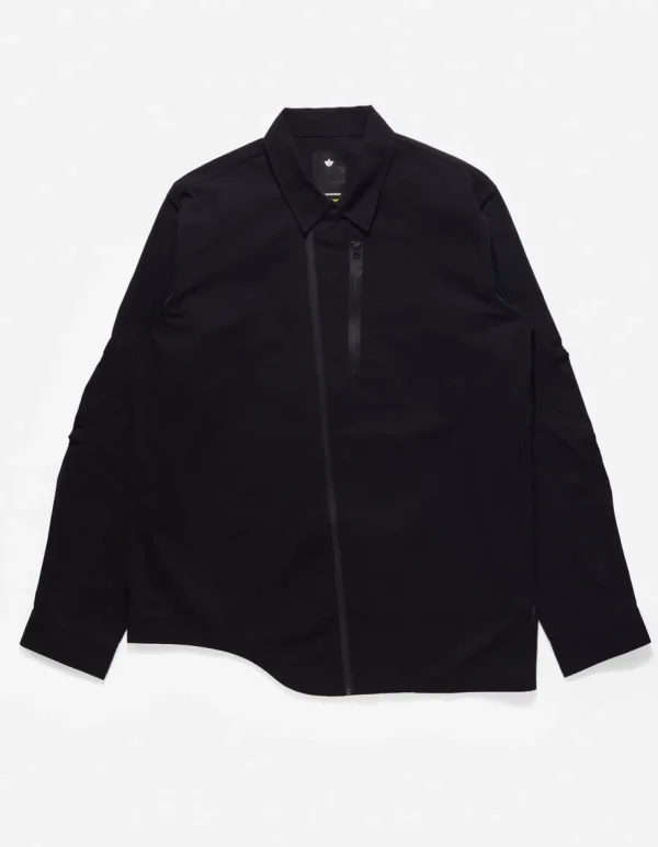 Maharishi Shirts*4235 Cordura® Nyco® Tech Travel Shirt Black