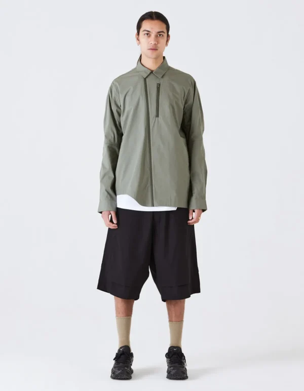 Maharishi Shirts*4235 Cordura® Nyco® Tech Travel Shirt Sage