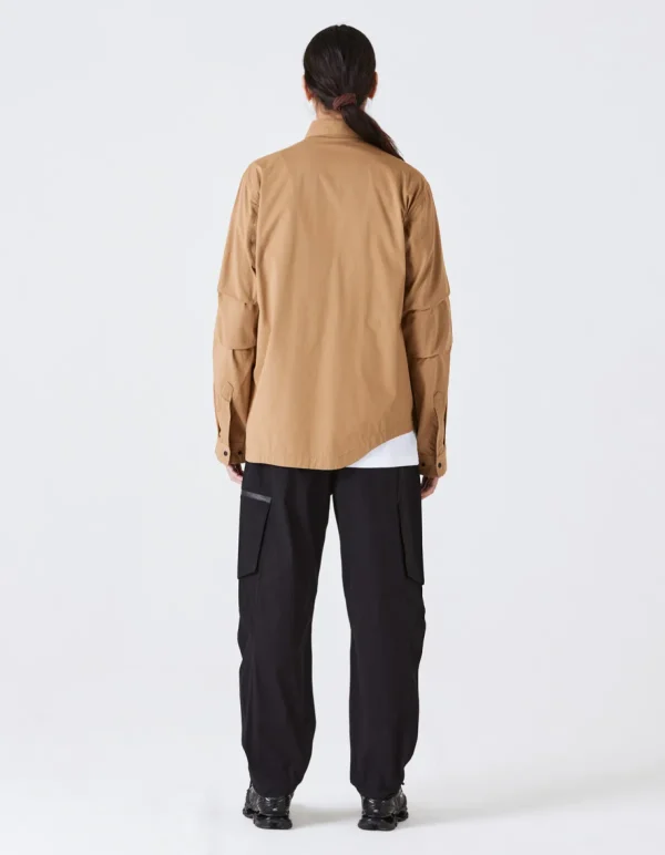 Maharishi Shirts*4235 Cordura® Nyco® Tech Travel Shirt Mushroom