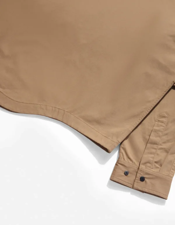 Maharishi Shirts*4235 Cordura® Nyco® Tech Travel Shirt Mushroom
