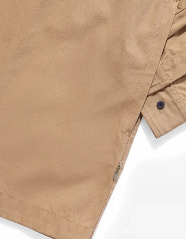 Maharishi Shirts*4235 Cordura® Nyco® Tech Travel Shirt Mushroom