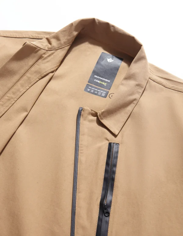 Maharishi Shirts*4235 Cordura® Nyco® Tech Travel Shirt Mushroom