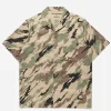 Maharishi Shirts*4312 Dpm:Bonsai Forest Camp Collar Shirt Woodland