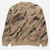 Maharishi Crew Sweats*4598 Dpm:Bonsai Forest Miltype Embroidered Crew Sweat Woodland