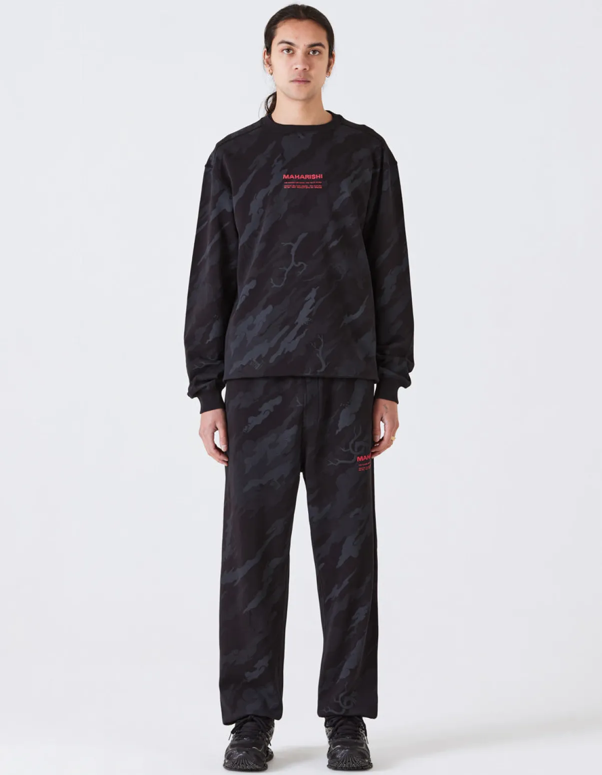 dpmbonsai_forest_miltype_1-2.webp Maharishi Crew Sweats*4598 Dpm:Bonsai Forest Miltype Embroidered Crew Sweat Subdued Night