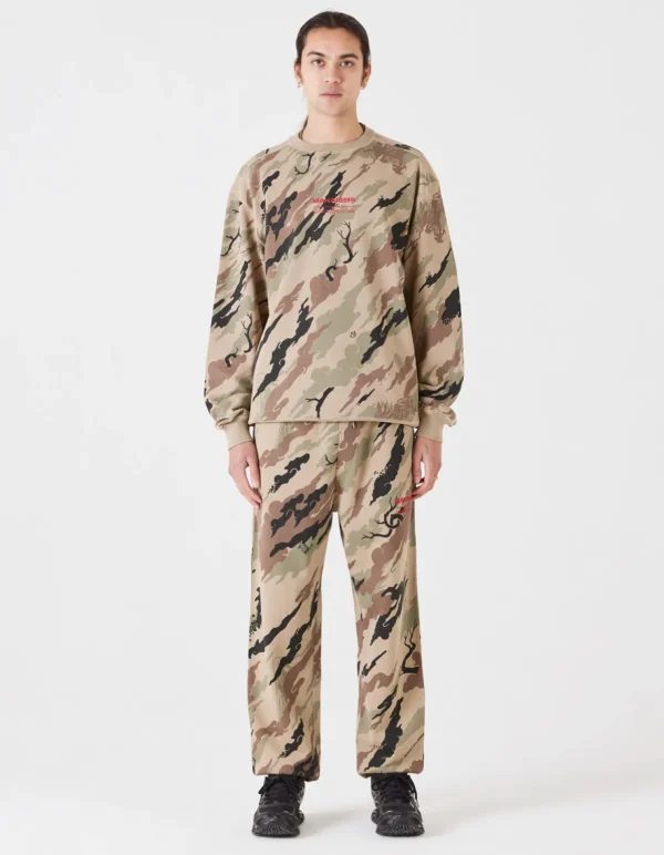 Maharishi Crew Sweats*4598 Dpm:Bonsai Forest Miltype Embroidered Crew Sweat Woodland