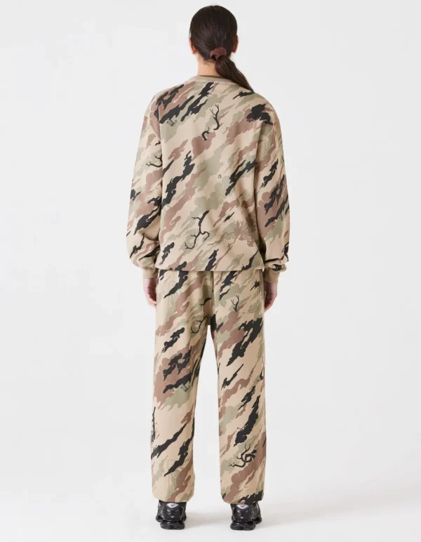 Maharishi Crew Sweats*4598 Dpm:Bonsai Forest Miltype Embroidered Crew Sweat Woodland