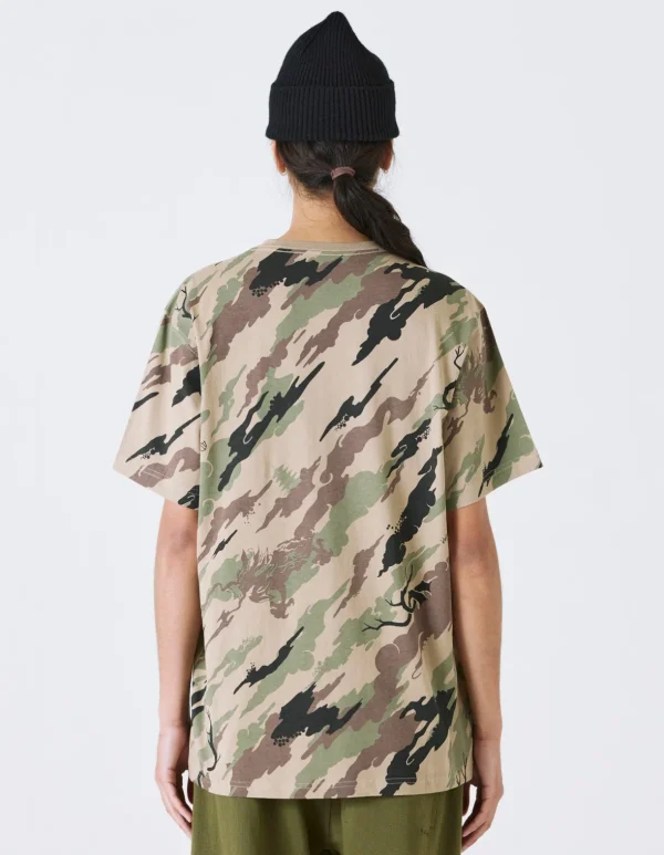 Maharishi Short Sleeve T-Shirts*4318 Dpm:Bonsai Forest Organic T-Shirt Woodland