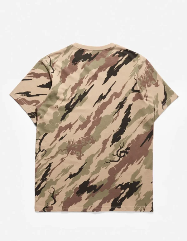 Maharishi Short Sleeve T-Shirts*4318 Dpm:Bonsai Forest Organic T-Shirt Woodland