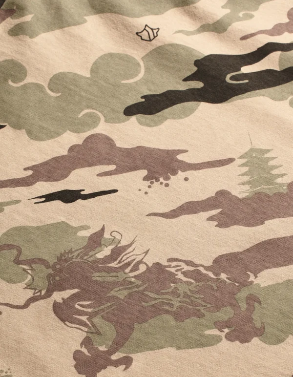 Maharishi Short Sleeve T-Shirts*4318 Dpm:Bonsai Forest Organic T-Shirt Woodland