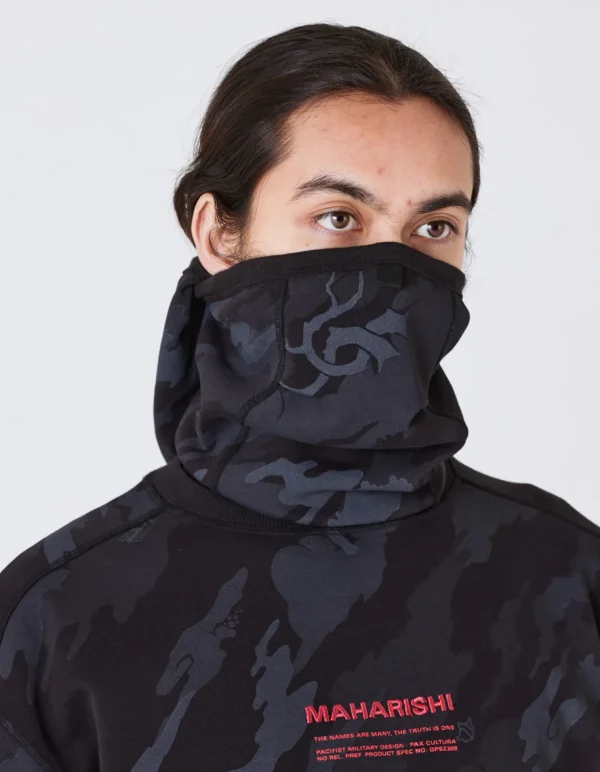Maharishi Hats And Scarves*4315 Dpm:Bonsai Forest Reversible Barbute Balaclava Subdued Night
