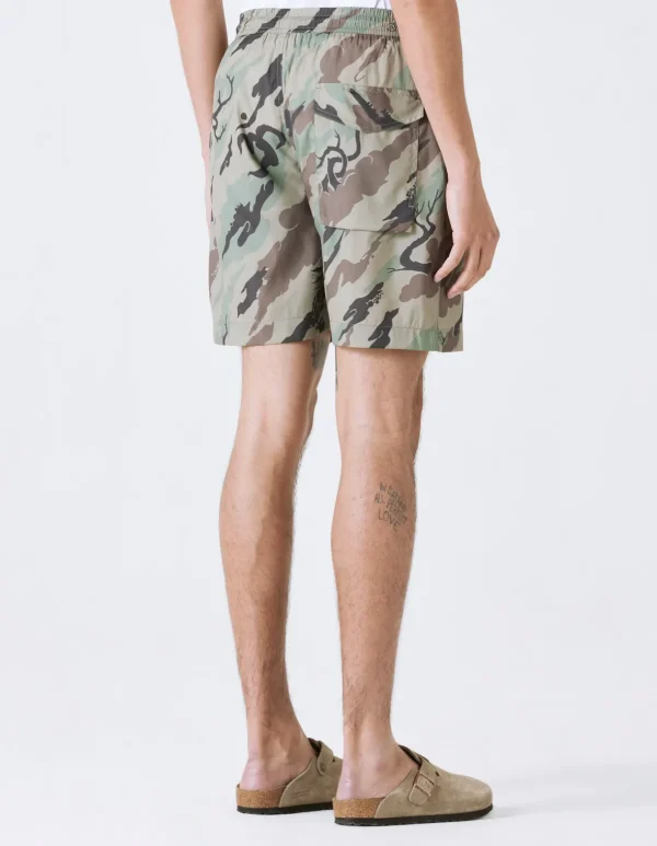 Maharishi Swim Shorts*1022 Dpm:Bonsai Forest Swim Shorts Woodland