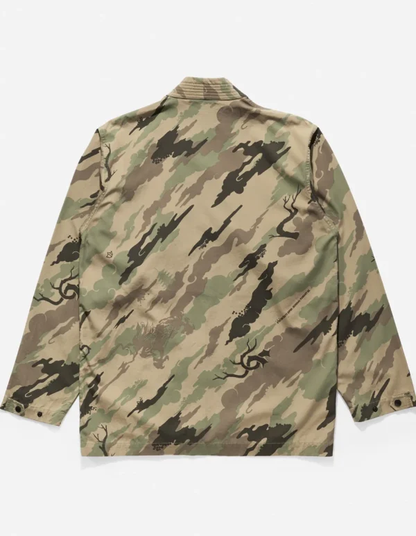 Maharishi Kimonos*4306 Dpm:Bonsai Forest Utility Kimono Overshirt Woodland