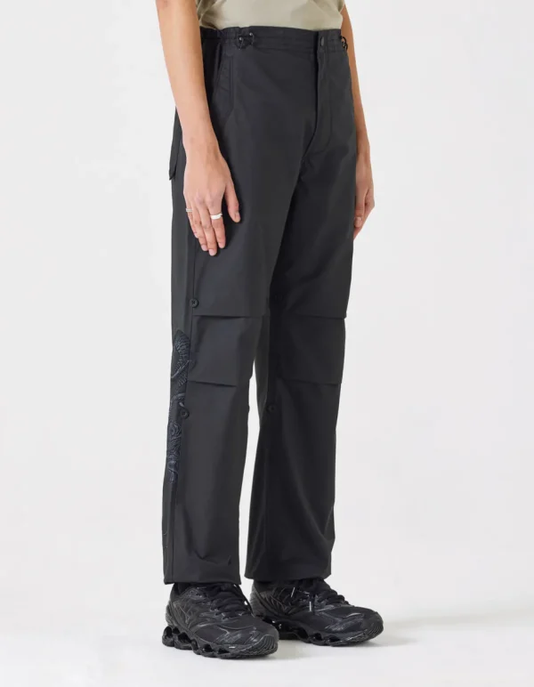 Maharishi Original Snopants*4215 Dragon Embroidered Straight Snopants® Black/Tonal
