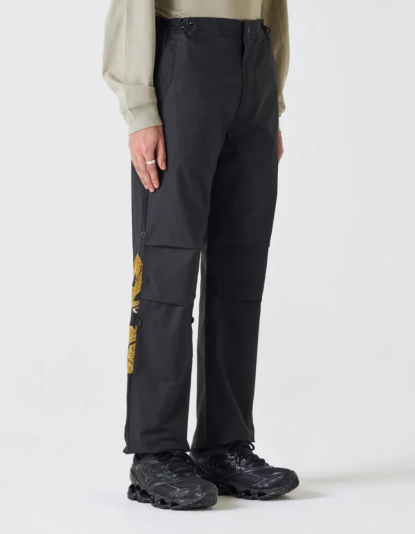 Maharishi Original Snopants*4215 Dragon Embroidered Straight Snopants® Golden Black