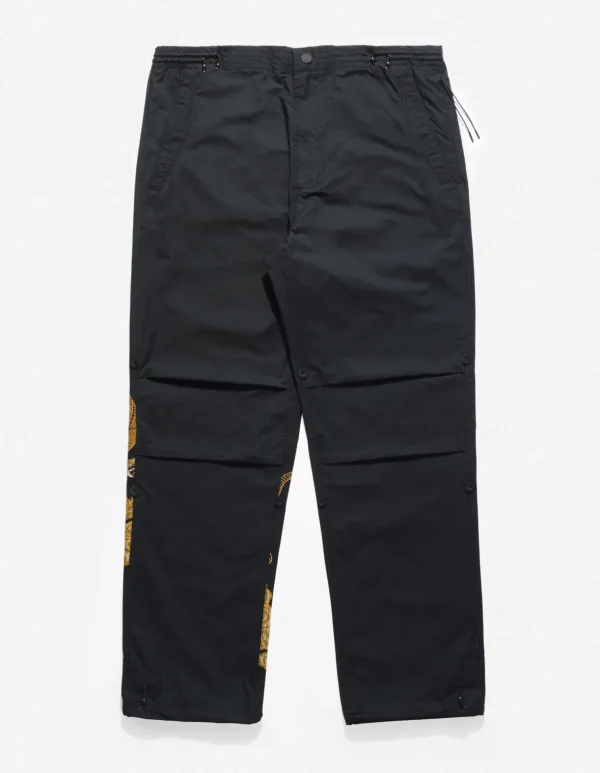 Maharishi Original Snopants*4215 Dragon Embroidered Straight Snopants® Golden Black