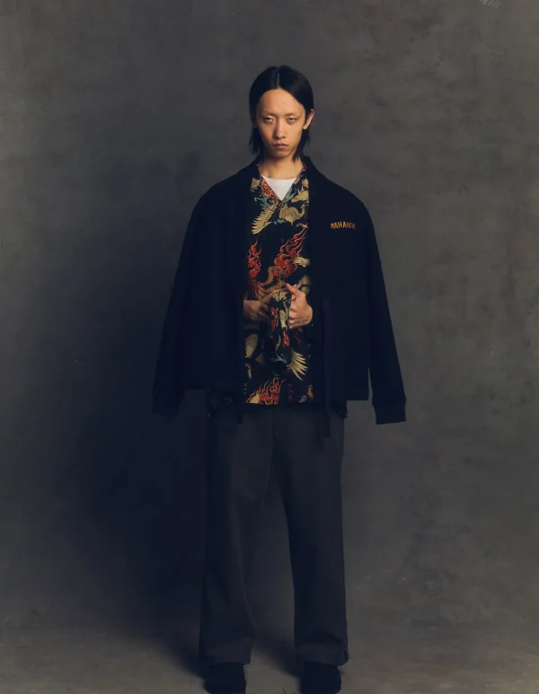 Maharishi Kimonos*4533 Duality Stadium Kimono Black