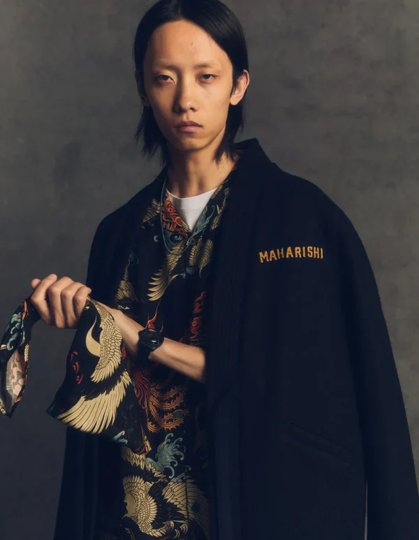 Maharishi Kimonos*4533 Duality Stadium Kimono Black
