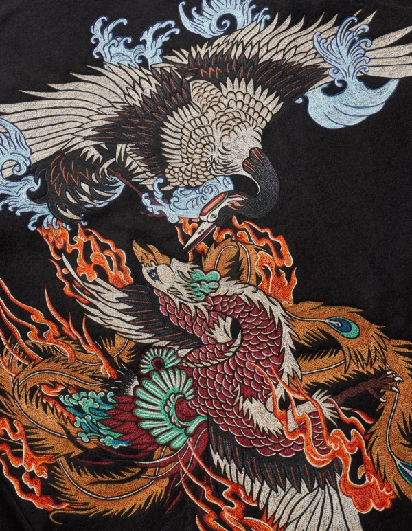 Maharishi Kimonos*4533 Duality Stadium Kimono Black