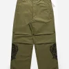 Maharishi Original Snopants*4282 Duelling Tigers Embroidered Loose Snopants® Olive Og-107F