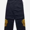 Maharishi Original Snopants*4282 Duelling Tigers Embroidered Loose Snopants® Navy