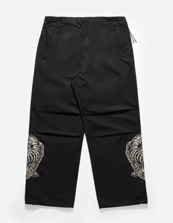 Maharishi Original Snopants*4282 Duelling Tigers Embroidered Loose Snopants® Black