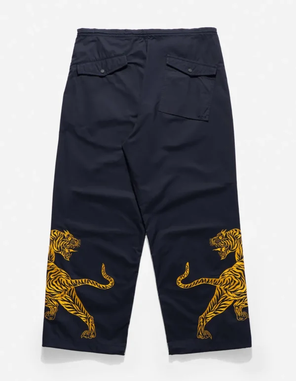 Maharishi Original Snopants*4282 Duelling Tigers Embroidered Loose Snopants® Navy