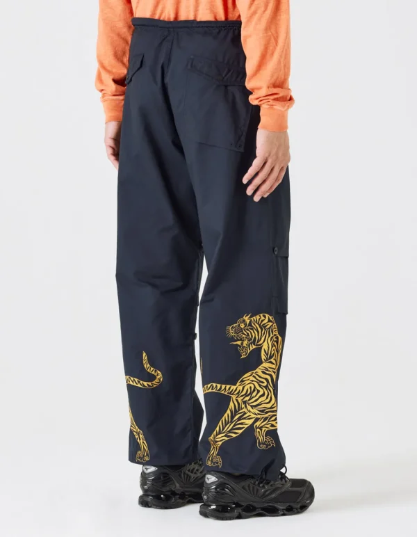 Maharishi Original Snopants*4282 Duelling Tigers Embroidered Loose Snopants® Navy