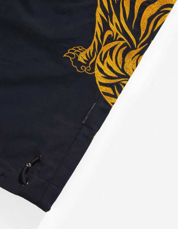 Maharishi Original Snopants*4282 Duelling Tigers Embroidered Loose Snopants® Navy