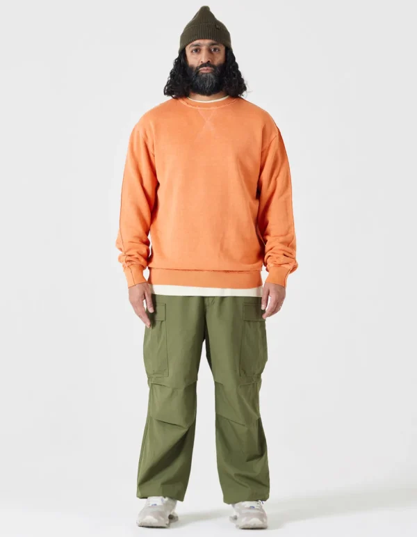 Maharishi Crew Sweats*8011 Hemp Organic Crew Sweat Rust