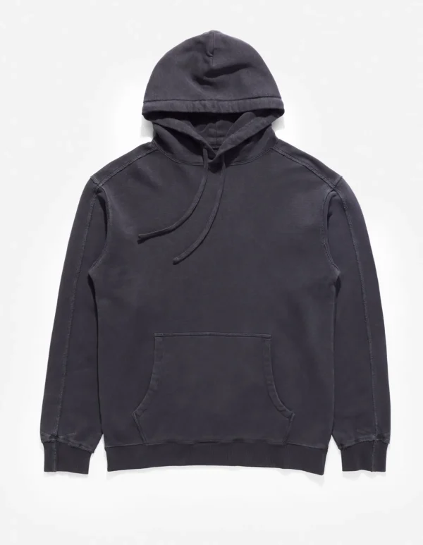 Maharishi Hooded Sweats*4146 Hemp Organic Hooded Sweat Black Blk-108F