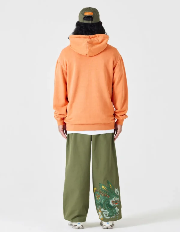 Maharishi Hooded Sweats*4146 Hemp Organic Hooded Sweat Rust