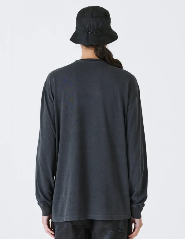 Maharishi Long Sleeve T-Shirts*8010 Hemp Organic L/S Pocket T-Shirt Black