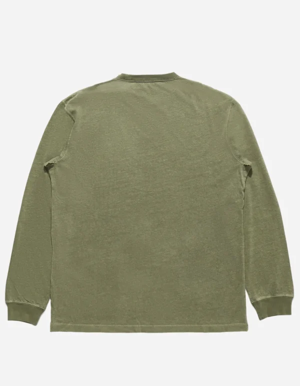 Maharishi Long Sleeve T-Shirts*4030 Hemp Organic L/S T-Shirt Olive Og-107F