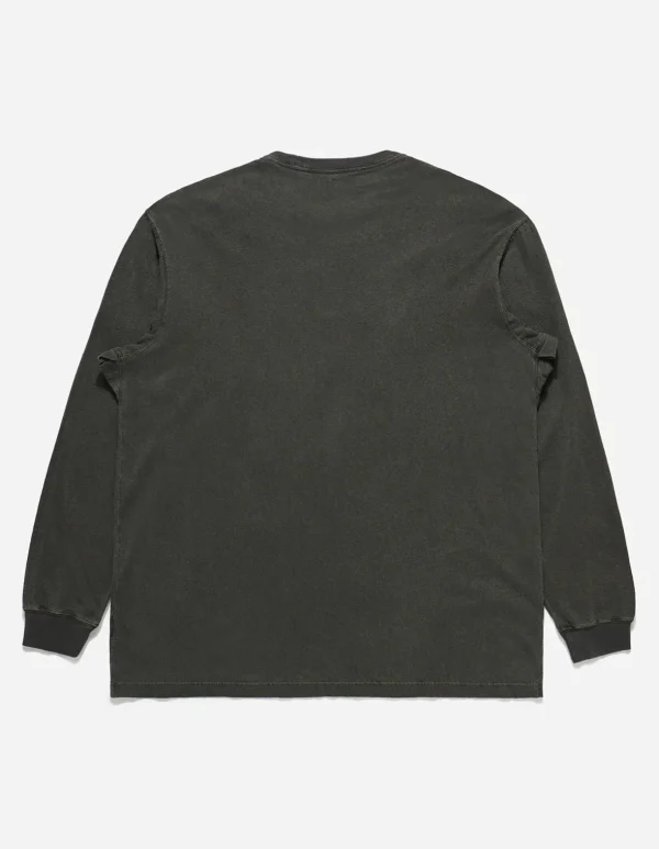 Maharishi Long Sleeve T-Shirts*4030 Hemp Organic L/S T-Shirt Black Blk-108F