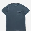 Maharishi Short Sleeve T-Shirts*7021 Hemp Organic Pocket T-Shirt Navy