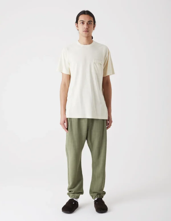 Maharishi Short Sleeve T-Shirts*7021 Hemp Organic Pocket T-Shirt Ecru