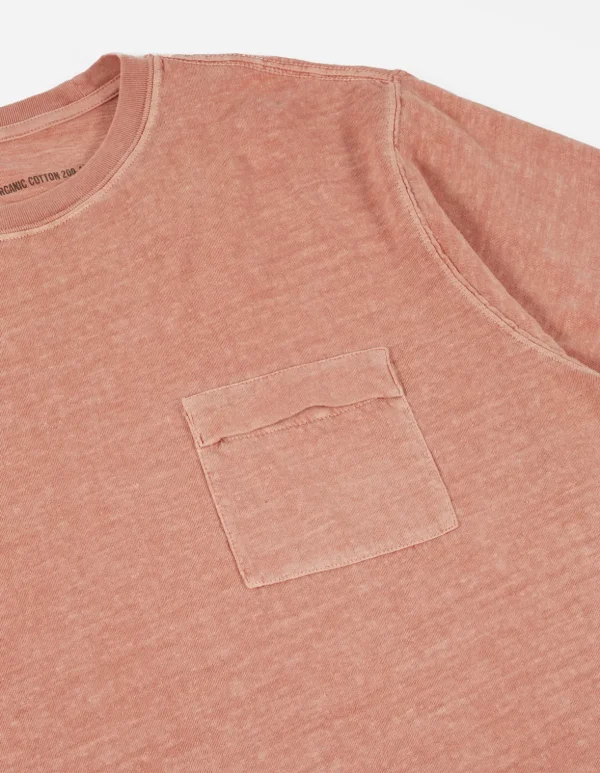 Maharishi Short Sleeve T-Shirts*7021 Hemp Organic Pocket T-Shirt Pink