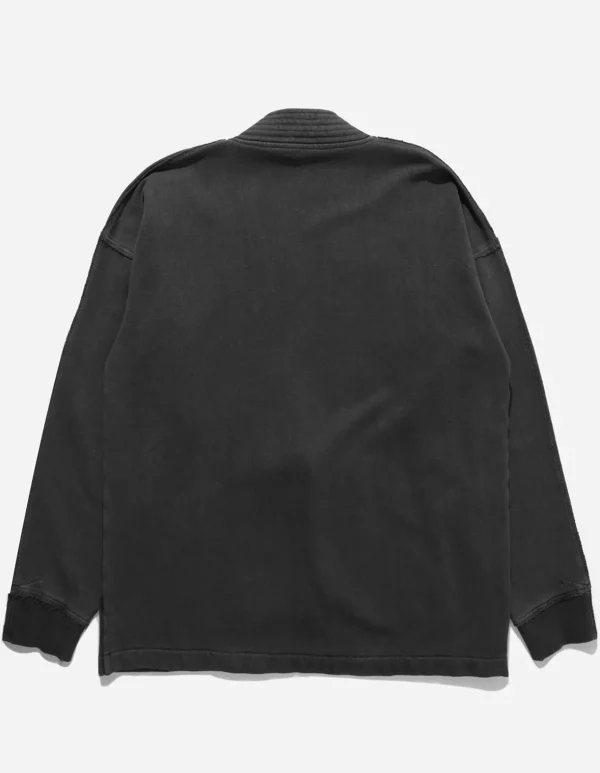 Maharishi Kimonos*8012 Hemp Organic Sweat Kimono Black