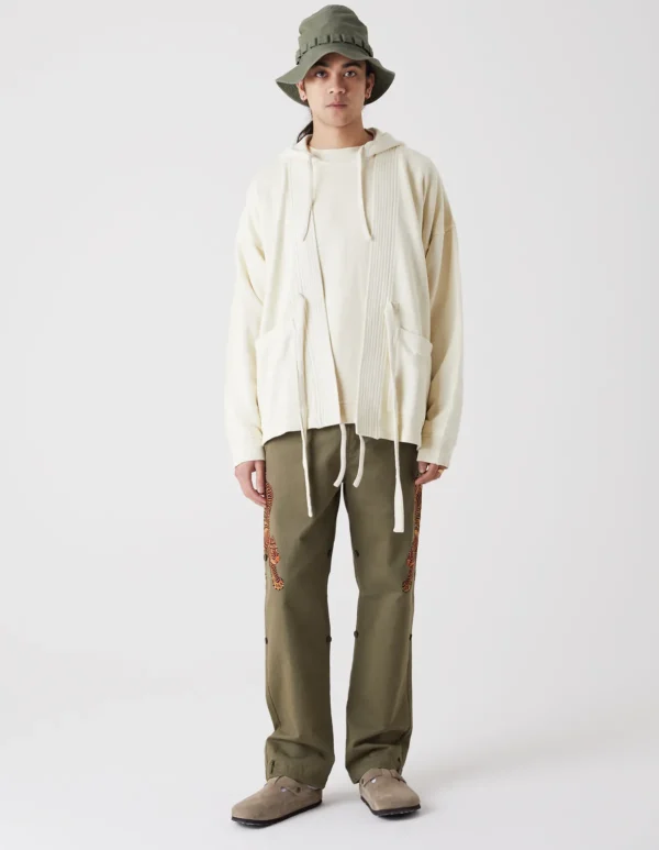 Maharishi Kimonos*8012 Hemp Organic Sweat Kimono · Hemp/Organic Cotton Sweat 480 Ecru