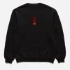 Maharishi Crew Sweats*1084 Hikeshi Embroidered Crew Sweat Black