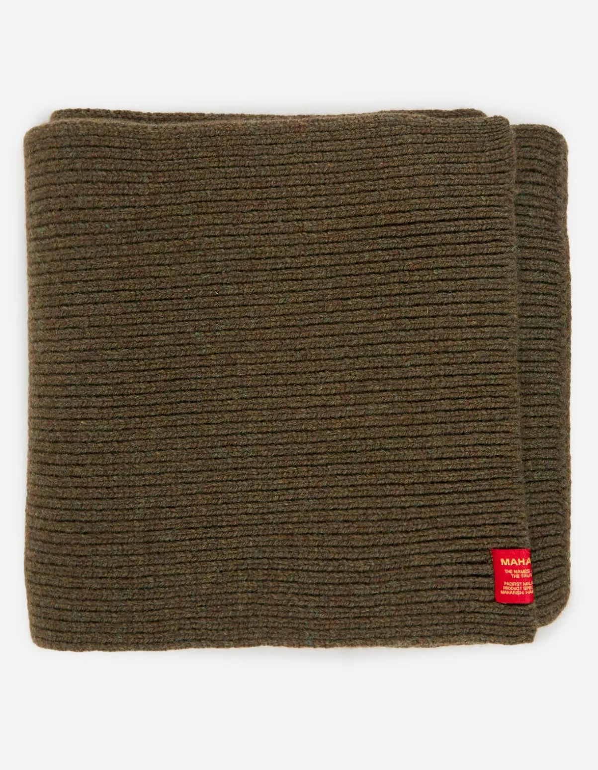 Maharishi Hats And Scarves*9278 Knitted Miltype Scarf · Geelong Wool Mil Olive