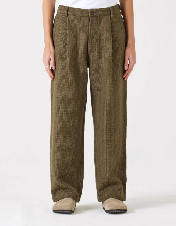 Maharishi Utility Pants*4082 Loose Deck Pants Olive