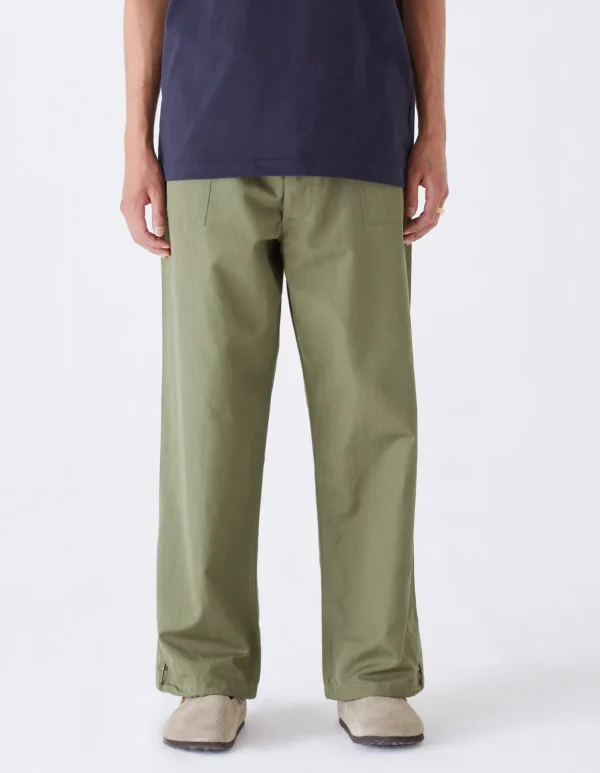 Maharishi Utility Pants*4206 Loose Utility Pants Olive Og-107F